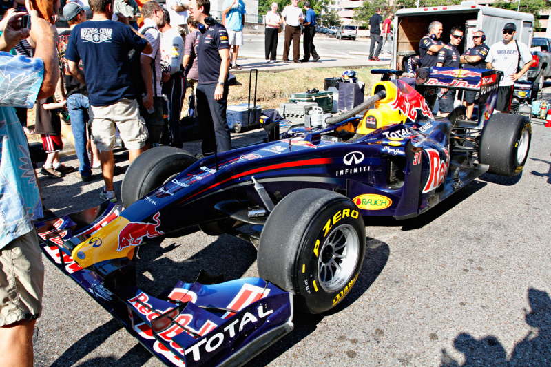Illustration for article titled Red Bull Austin F1 David Coulthard Texas